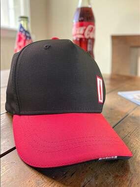 Coca-Cola Classic Red Bottle Logo Snapback Baseball Hat Black/Red